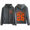 Karol G Tropicoqueta Tour Album Print Zip Up Hoodie Men Women Fashion Winter Long Sleeves Sweatshirts