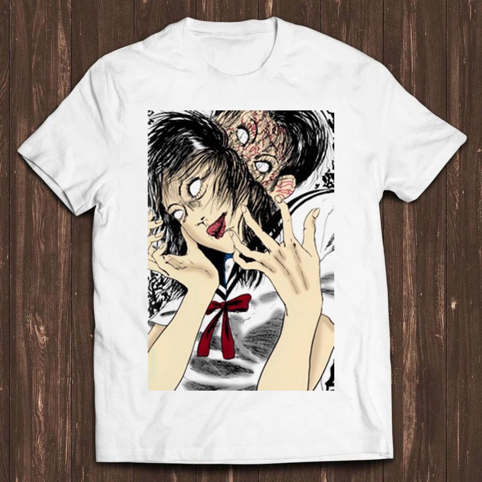 Scary Japanese Anime Tomie Art Gift Cool T Shirt C440 4XL