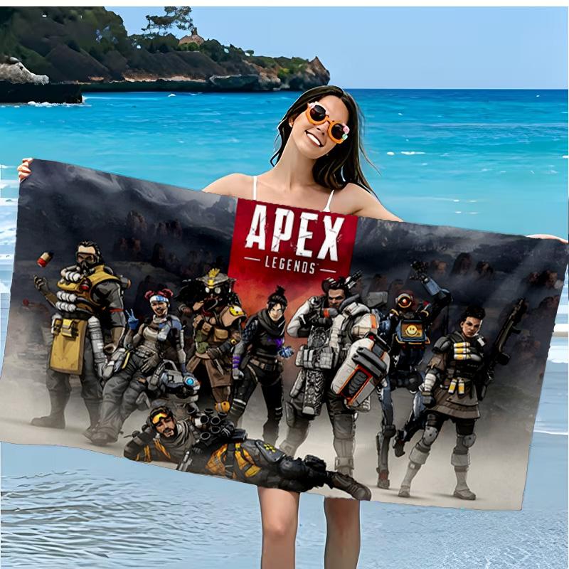 Apex Game Microfiber Beach Towel, Soft And Absorbent, Quick-Dry, Ideal for Summer Travel, Beach Essential, Swimming Pool Gifts