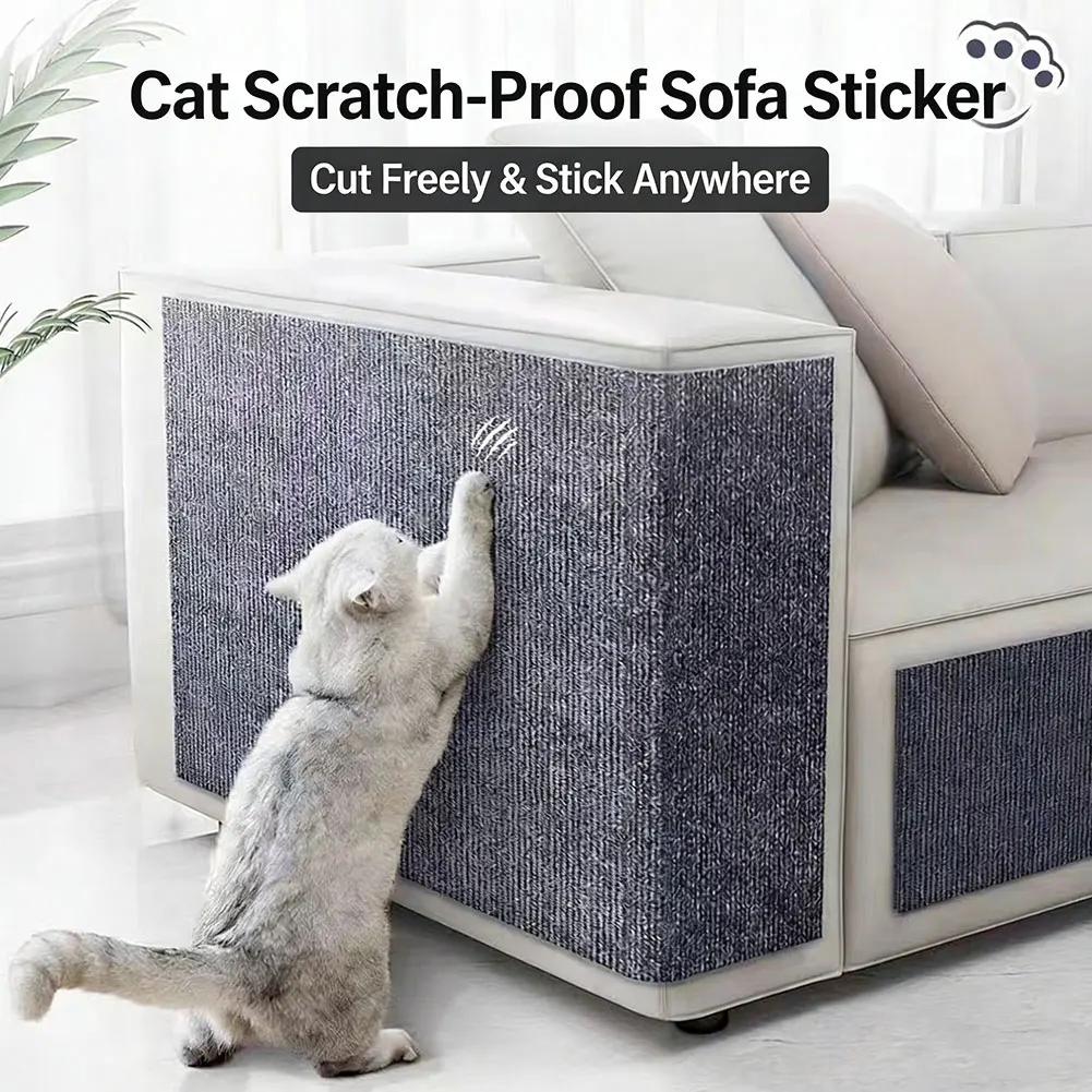 Sofa Furniture Protector Climbing Mat Cat Scratching Board & Furniture Protector Cushion Self Adhesive Trimmable Cat Accessories