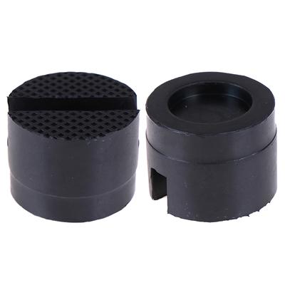 Universal Car Slotted Frame Rail Floor Jack Adapter Lift Rubber Pad Stand Holder