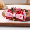 2026 Holiday Pet New Accessories Snood Cute Puppy Kitten Accessories Valentine's Day Bow Collar