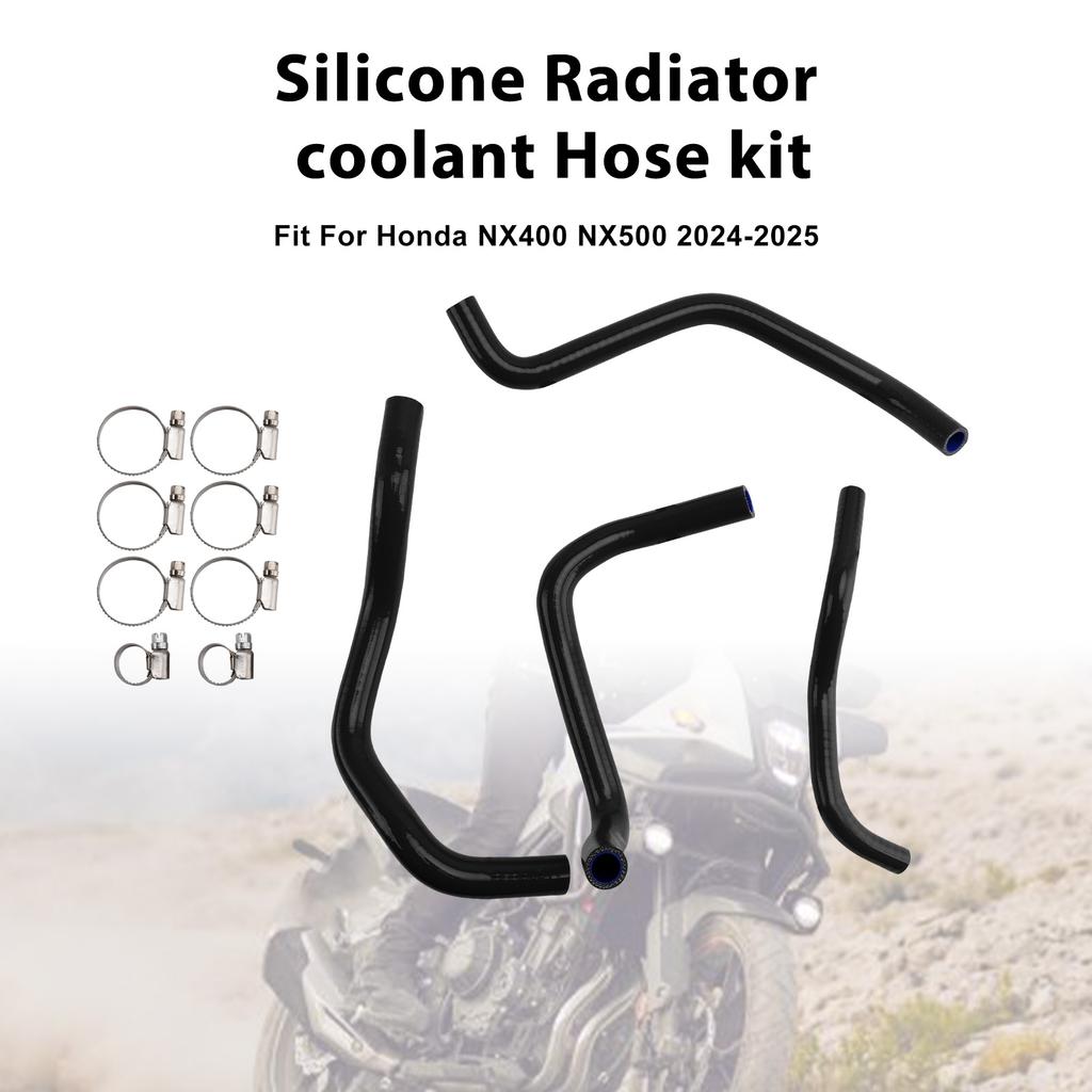 Silicone Radiator coolant Hose For Honda NX400 NX500 CB500 CB500F/X/R