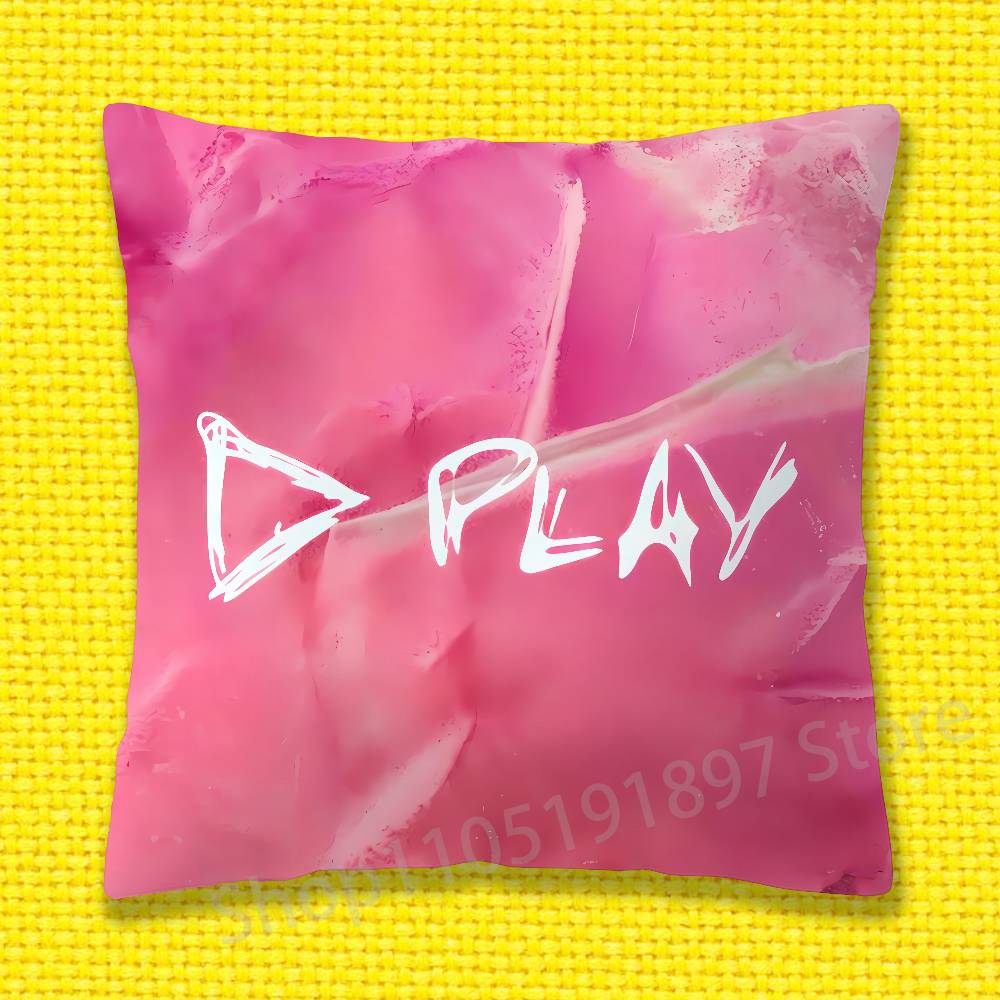 Federa Cuscino Decorativo E-Ed Sheeran Play per Cuscini Quadrati da Ufficio 55x55cm 40x40cm 45x45cm 50x50cm 30x30cm