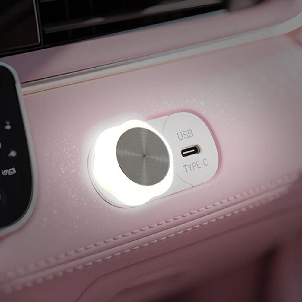 New car ambient light wireless USB free car interior LED car breathing light wireless modification colorful night light
