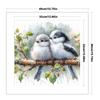 Robin Full 11CT DIY Stamped Needlework Embroidery Kit 40x40cm Printed Cross-Stitch Kits for Beginners Adults Home Decor