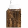 Bathroom Furniture Set 2 Pieces Smoked Oak Engineered Wood