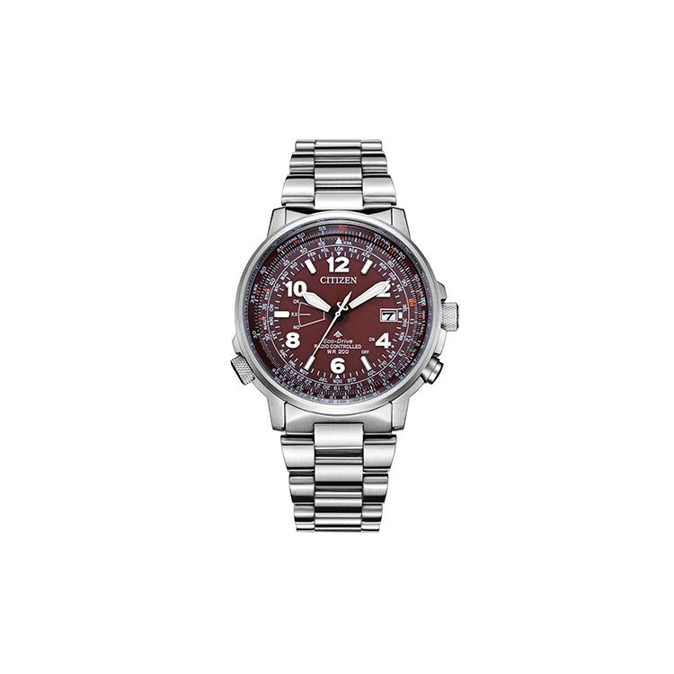 

CITIZEN Men s PROMASTER Watch CB0241-85X Dark Red Watch Dial