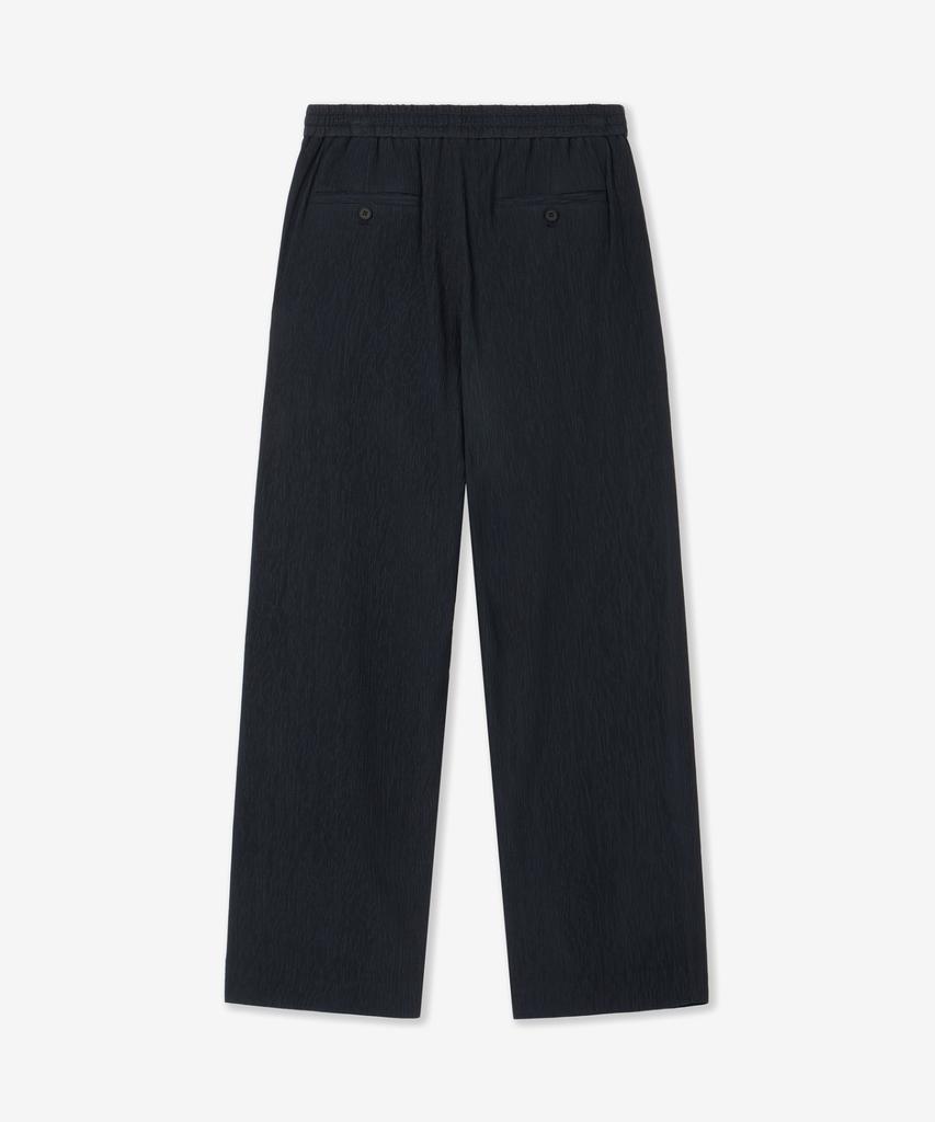 Tienjiti Kinoshita Seersucker Semi-Wide Pants (Navy) Tnpa6E205N2
