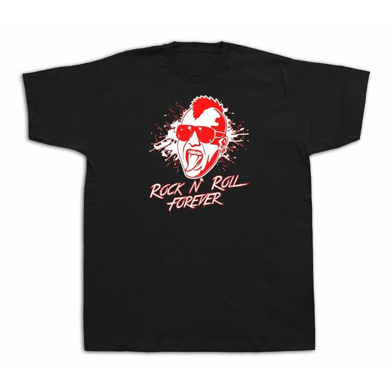 Unisexs Tee shirts T shirt print Rock Forever Music Love Life ExciteUnisext