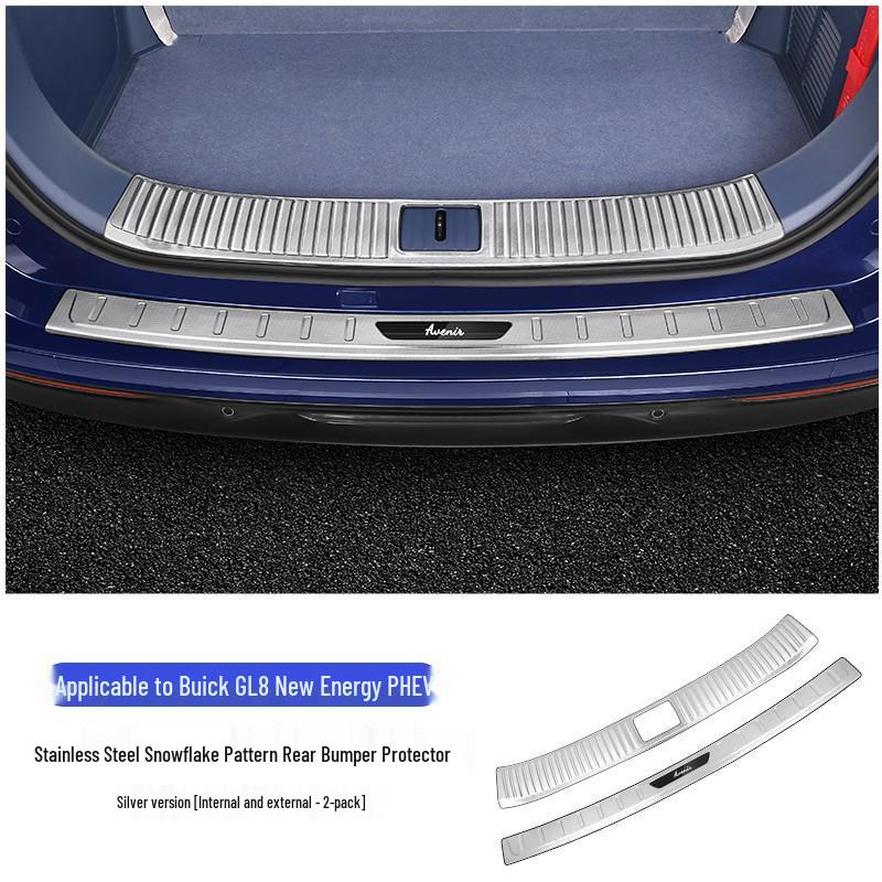 24 Buick GL8 PHEV Stainless Steel Door Sill Scuff Plates Interior Upgrade