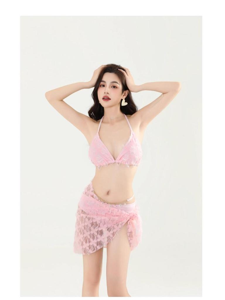 2025 New Hot Girl Style Sexy Three-Piece Bikini Swimsuit