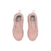 Li Ning Butterfly Textile, Synthetic Leather Slip Resistant Abrasion Resistant Low Top Chunky Sneakers Women's Pink AGLP104-2