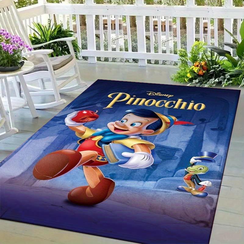 

1pc Pinocchio Pattern Area Rug Soft Flannel Floor Mat for Living Room, Bedroom, Kitchen, Sofa Coffee Table Floor Mat, Machine Washable 60cm by 90cm