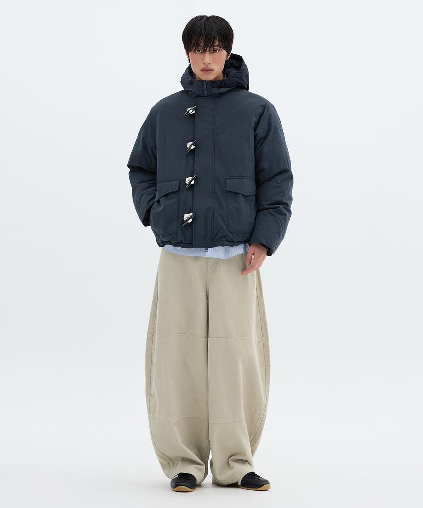 Filluminate Duffle Hooded Padded Jacket - Navy