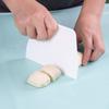 Aomily Langlebiger Trapezoid Schaber Spachtel für Fondant Kuchen Teig Pizza Küche Multifunktions Kunststoff Werkzeug L/S