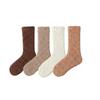 4-Piece Set of Sleep Socks, Non-Compression Winter Socks, Cold Weather Retention