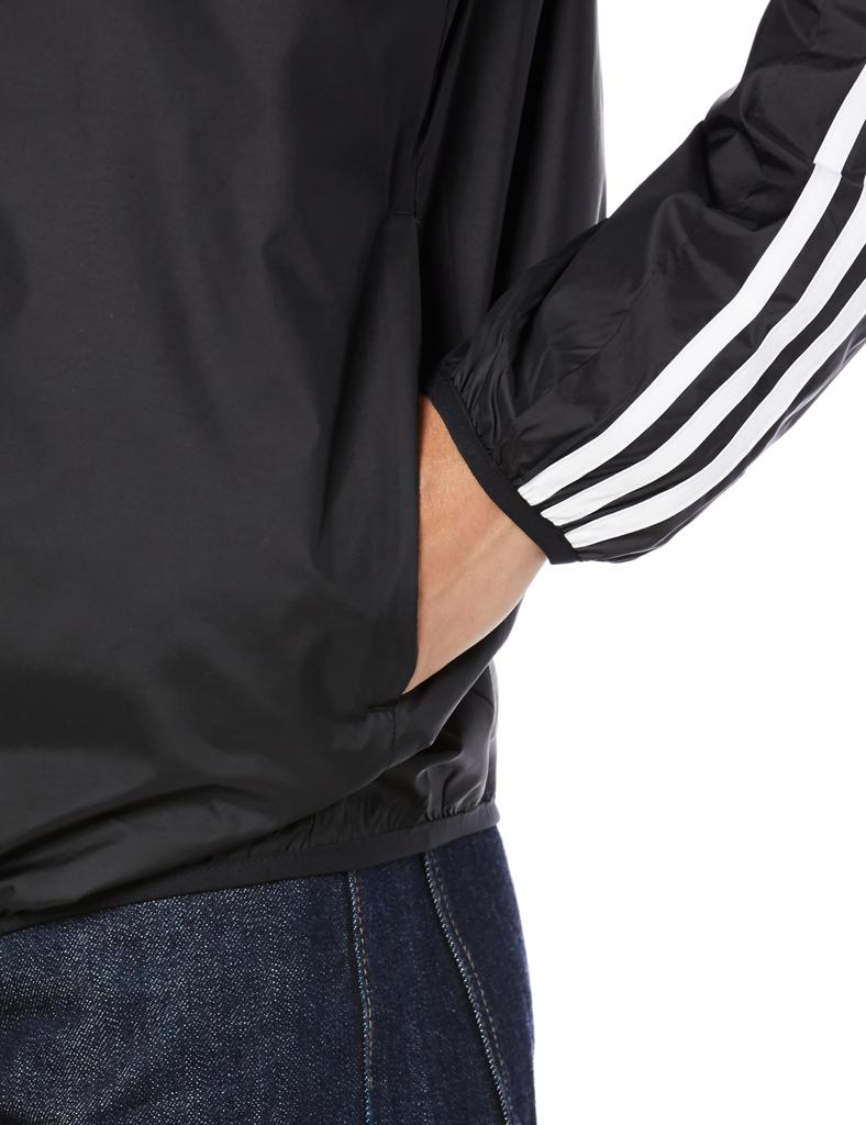 Adidas Essentials Woven Windbreaker NDX46 Black 3-Stripes Men's (IB0378) J/3XL