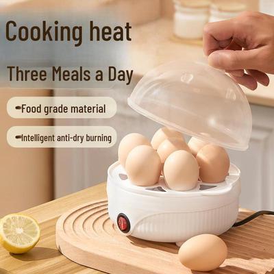 Compact Automatic Egg Cooker with Anti-Dry Protection