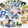 Hot Sales Vision Quest Tarot 78-Card Deck 10.3*6cm Fate Divination Tarot Cards FortuneTelling Card Games Party Board Game