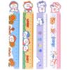 4 Piece Candy Color Animals Kawaii Stationery Cartoon Drawing Office School Kitten Straight Plastic Ruler