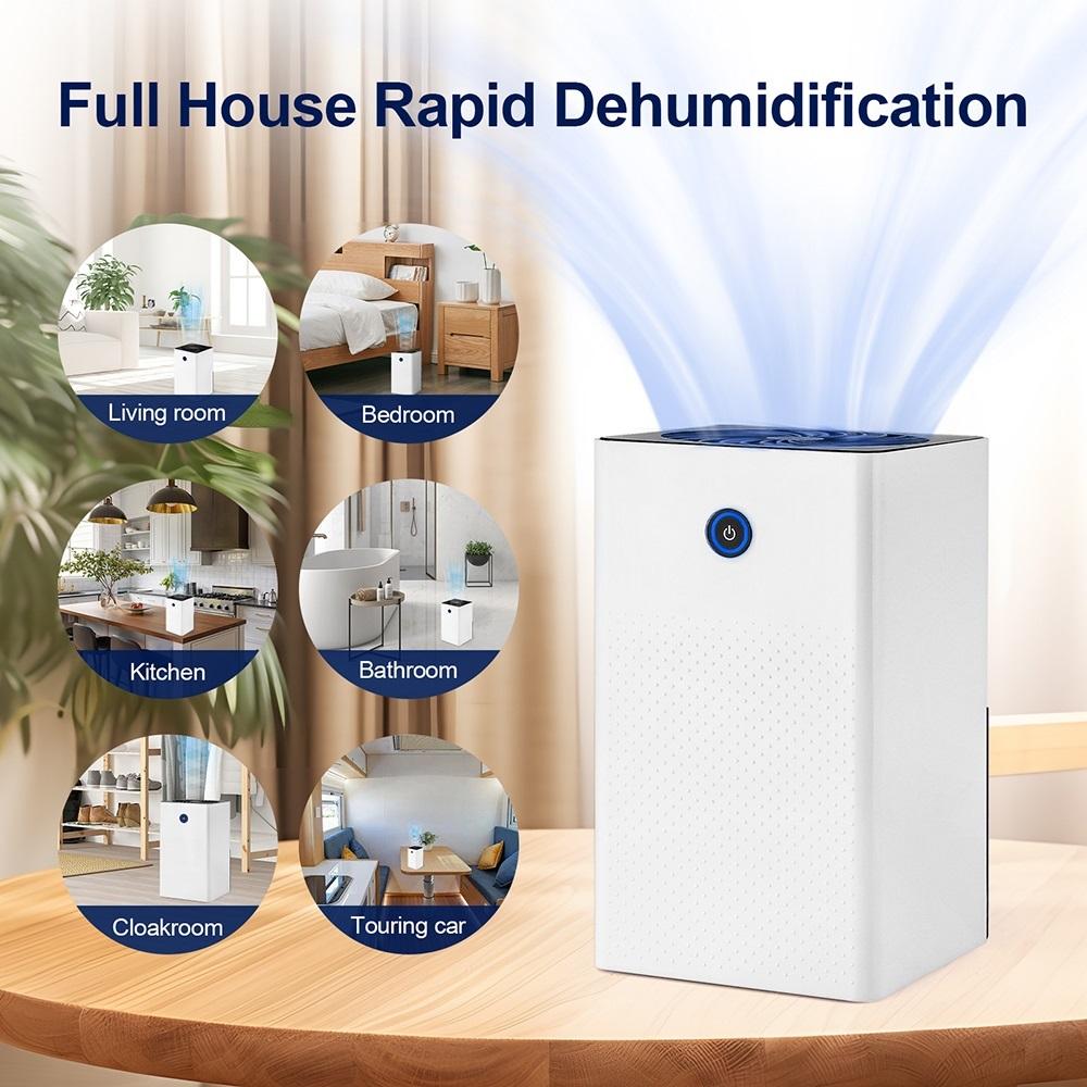 1L Small Dehumidifier Mini Air Dehumidifier Home Moisture Absorbers Indoor Air Dyer for Fresh Air