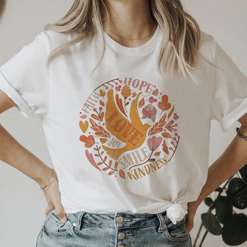 Retro Car Print Shirt 90s Cute Tees Ladies Women Short Sleeve Summer Clothes Tops Female Fashion Cartoon Tshirts Graphic TShirt