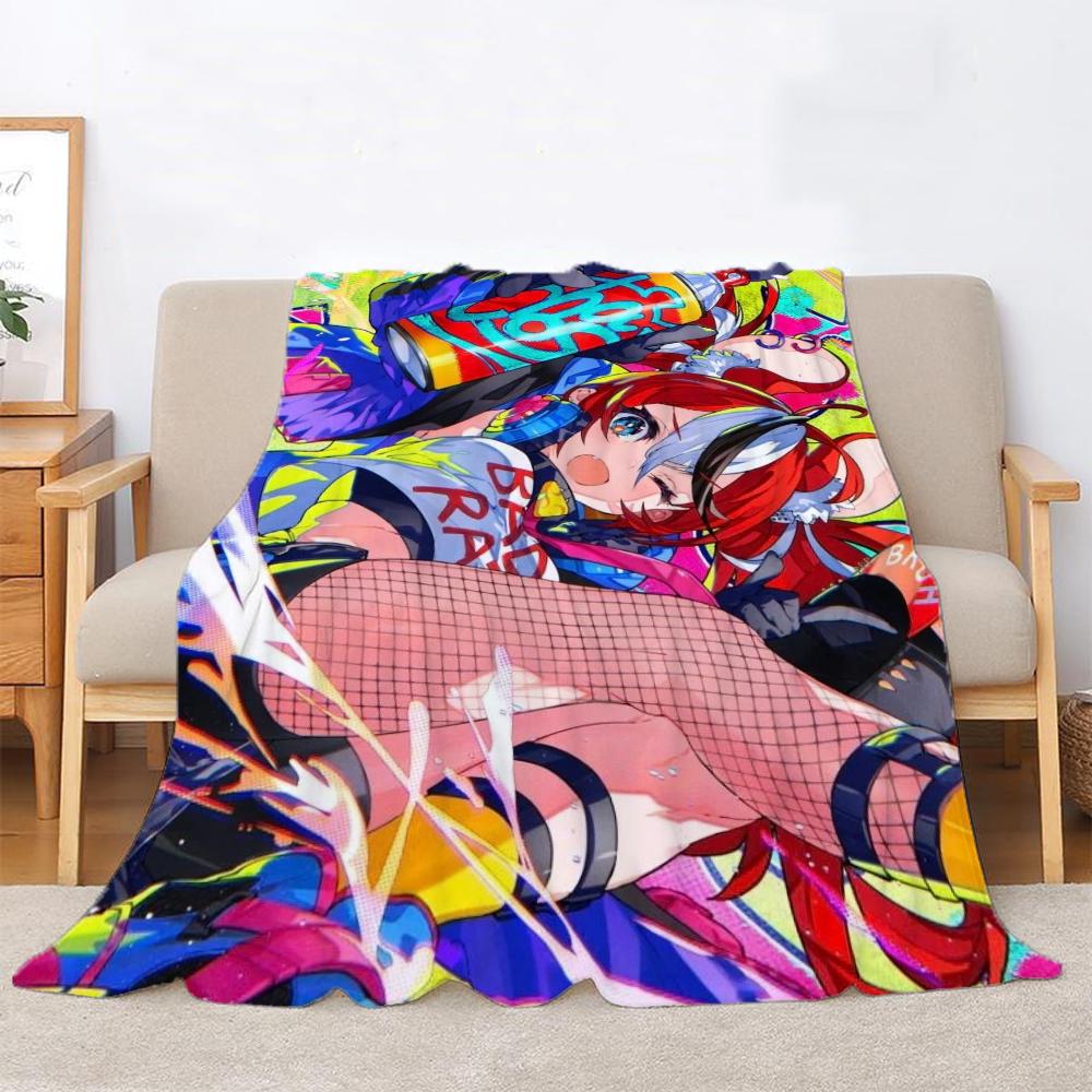 Mika Pikazo Nap Blanket King Size Interior for Home Beach Towel Fluffy Soft Blankets &amp; Throw Luxury Bedding Knitted Plaid Knee