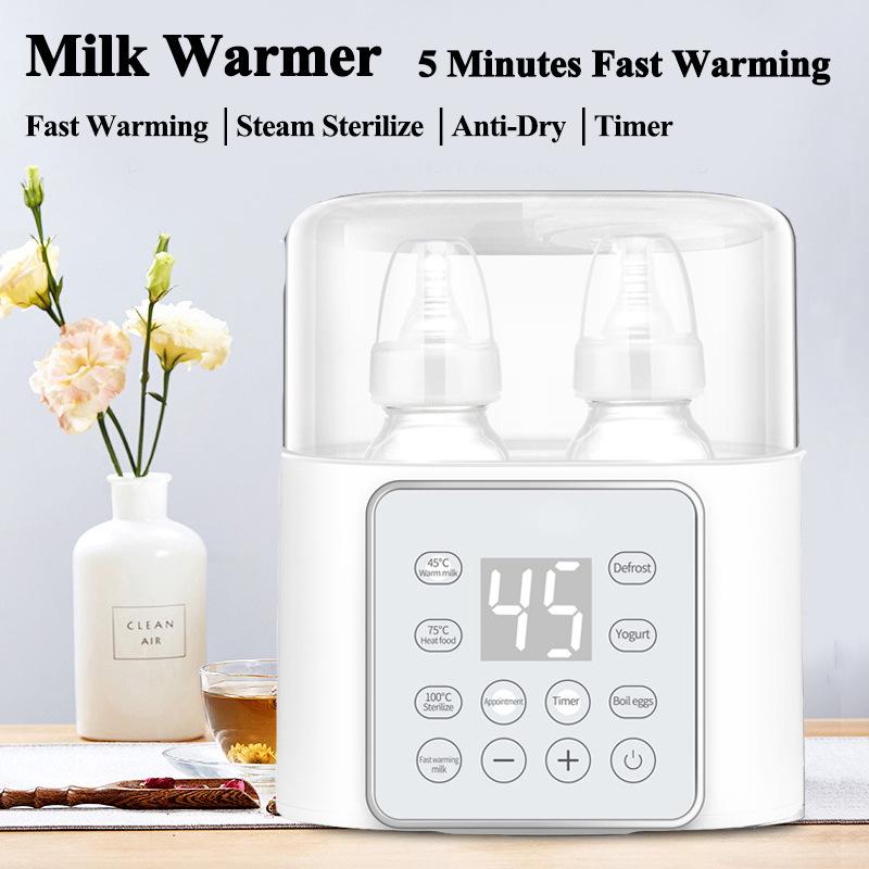 Automatic Baby Bottle Warmer with Constant Temperature, Milk Thawing, and Disinfection Features