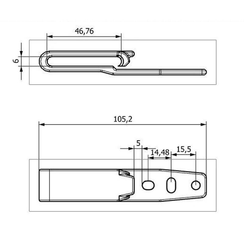 K Sheath IWB Waist Clip Knife Holster Back Clip Accessory