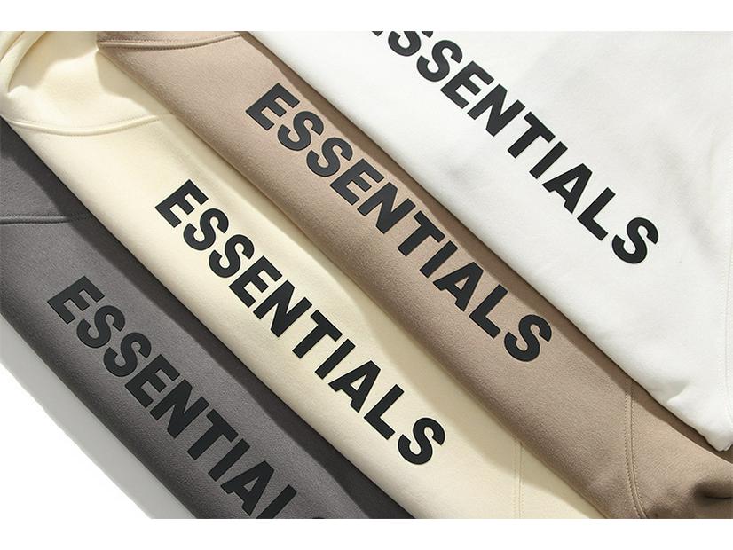 FOG ESSENTIALS Reflective Unisex Hooded Sweatshirt - Loose Fit Autumn/Winter Cardigan