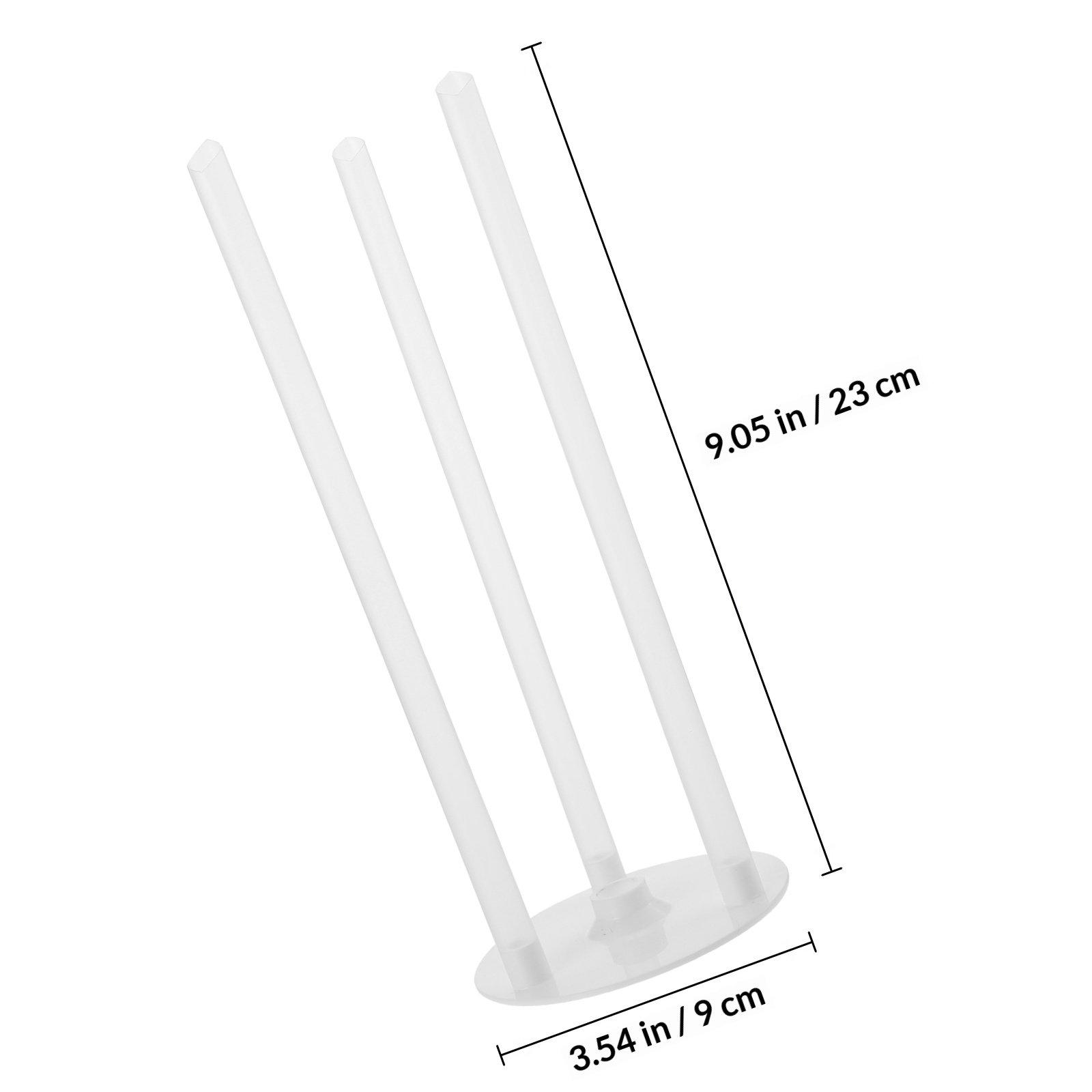 

10Sets Plastic Multi-Layer Cake Support Stand Sturdy Reusable Tiered Cake Display Bracket for Baking Dessert Decoration