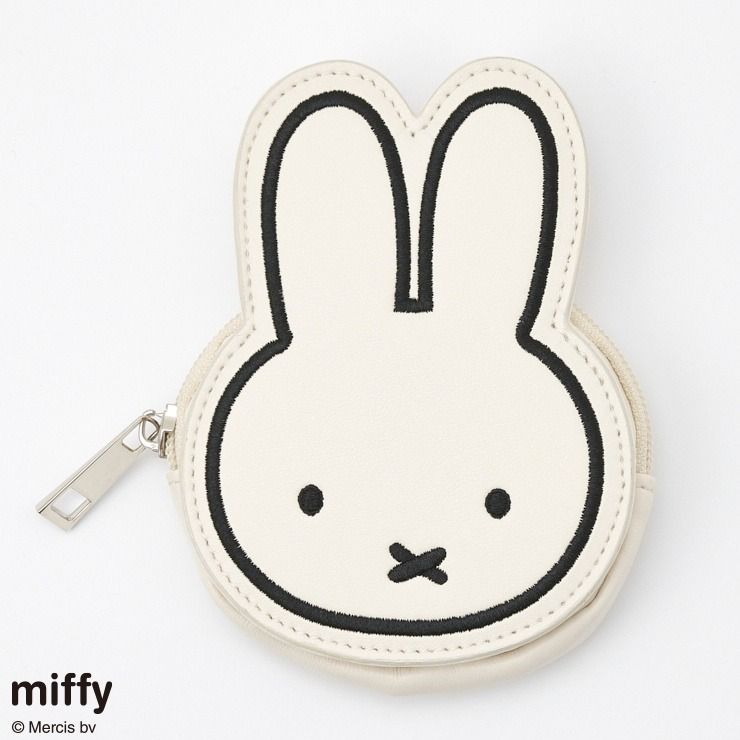 Cute Cartoon Miffy Rabbit Coin Purse Multifunctional Storage Pouch for Coins Earphones Bag Pendant for Matching and Decoration
