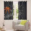 2pcs Erosebridal Basketball Thin Curtains for Boys Kids Sports Curtains, Basketball Court Curtains & Drapes Brown Semi-Blackout