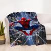 Spider-Man Web Outdoor Flannel Throw Blanket - HD Printed Lightweight Soft Warm All-Season Blanket for Sofa, Bed, Travel, Camping 1203048