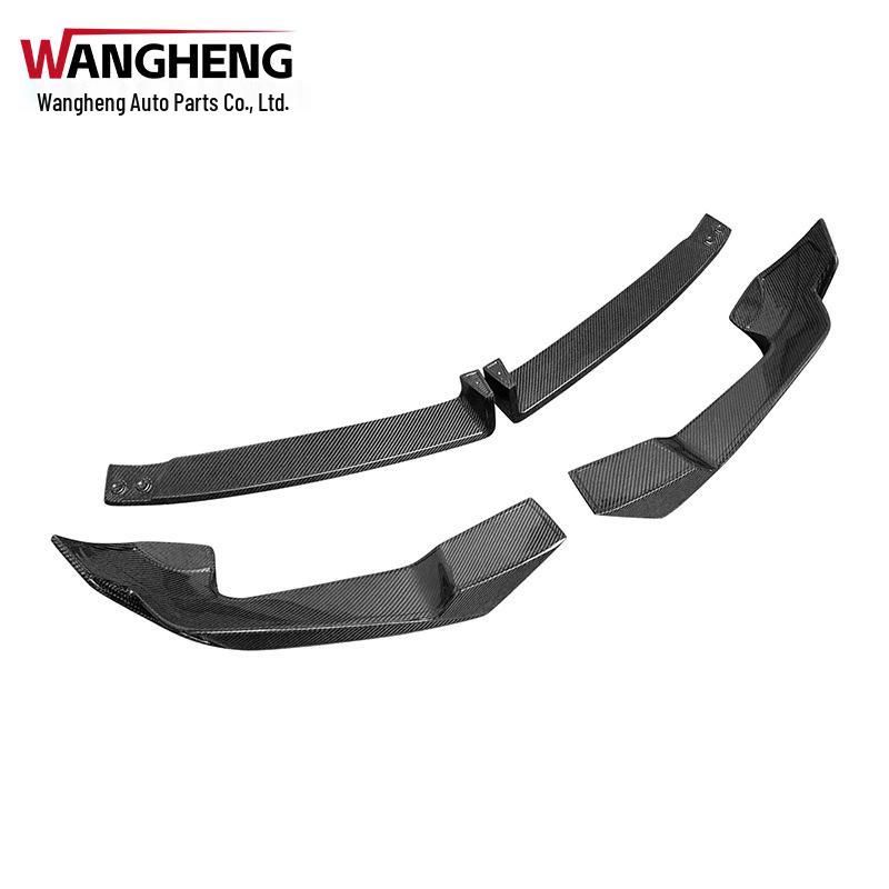 BMW X5 G05 Carbon Fiber Black Front Lip Spoiler Chin Diffuser