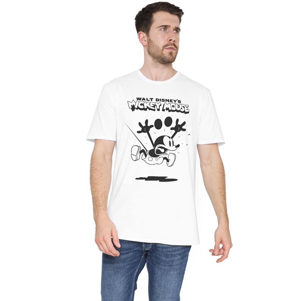 Mickey Mouse & Friends Mens Mickey Surprised T-Shirt
