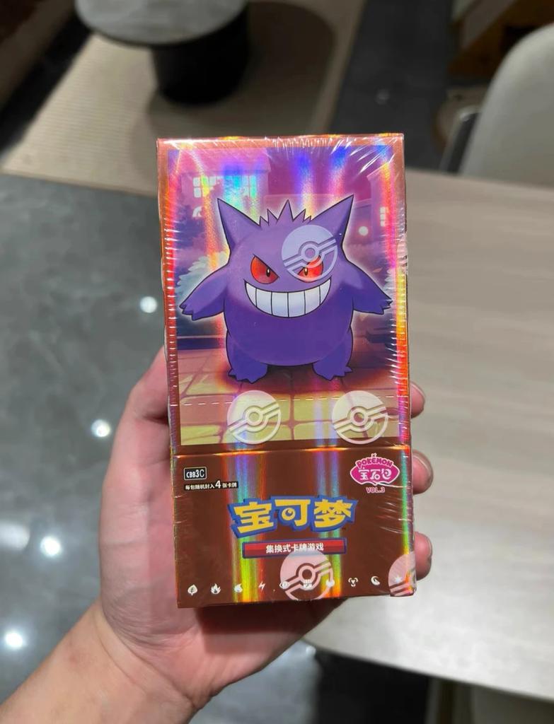 Genuine 100% Gem Pack Vol 3 Ptcg Simplified Chinese Gem Pack 3 Gem Pack 4 5 Collected Trading Tcg Card Toys Gifts
