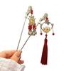 Lotus Lantern Tassel Hairpin: Versatile Fairy-Style Hair Accessory