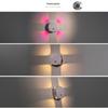 Smart Rgb Gradient Four Head Night Light Magnetic Motion Sensor Rechargeable Wall Lamp For Bedroom Bathroom Closet Garden Home