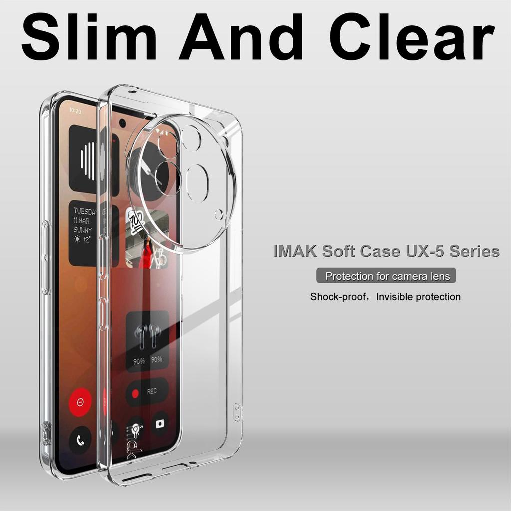 For Nothing Phone 3a Pro 5G Phone Case IMAK Soft Slim Case UX-5 Series