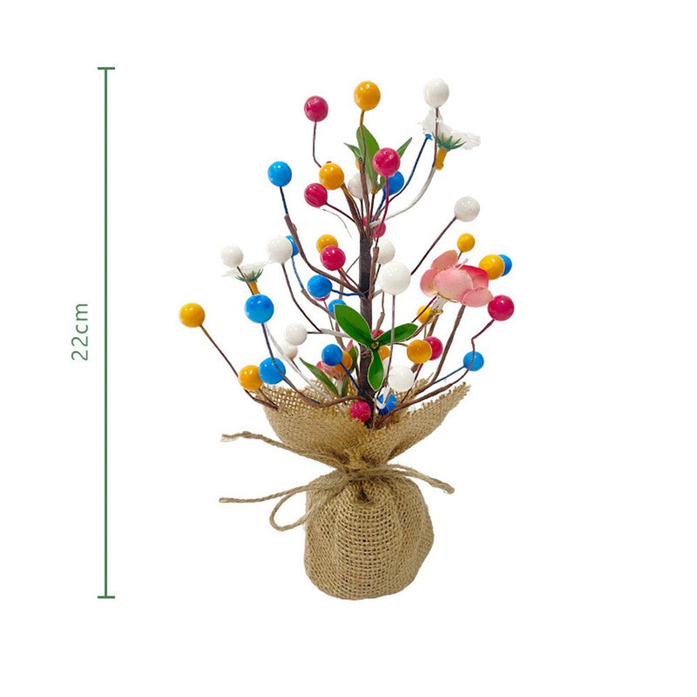 Home Vase Decoration Colorful DIY Painting Egg Flower Plant Easter Artificial Flowers Egg Easter Egg Flower For Seasonal Table