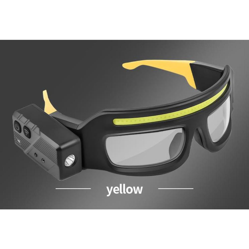 

XTE Multifunctional Glasses Light TYPE-C Charging Warning Headlight Compact Portable Belt Induction Headlight