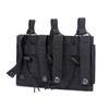 Taktische Molle-Magazintasche, taktische Tasche, Dreifach-Gewehrpistolen-Magazintasche, 2-lagiger Patronenhalter