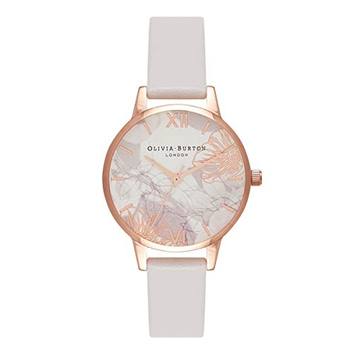 

Authorized Dealer [OLIVIA BURTON] Olivia Burton Women s Watch OB16VM12 Abstract Floral Blush & Rose Gold