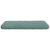 Seat Cushion Set 4 pcs Teal Green 40 x 40 x 3 cm Velvet