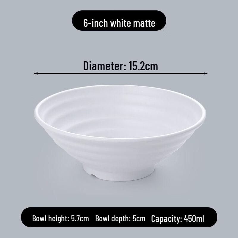 A5 Melamine Noodle & Soup Bowl - Commercial Food Grade