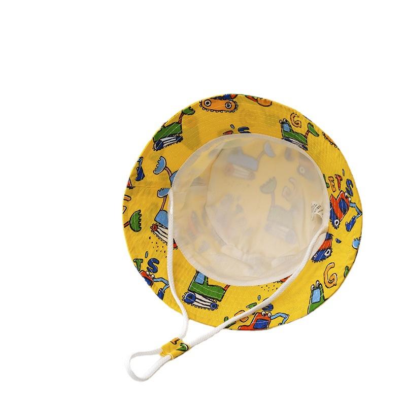 Children's Sun Protection Sun Hat Summer Baby Fisherman Hat Infant Hat Spring and Autumn Thin Bucket Hat for Boys and Girls Summer