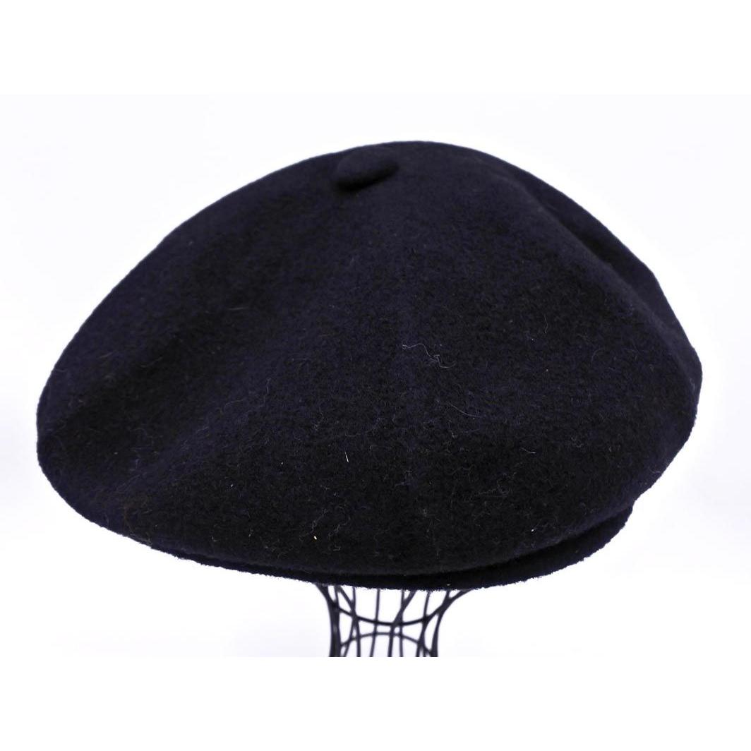 Used KANGOL wool blend hunting cap size M/black Men s