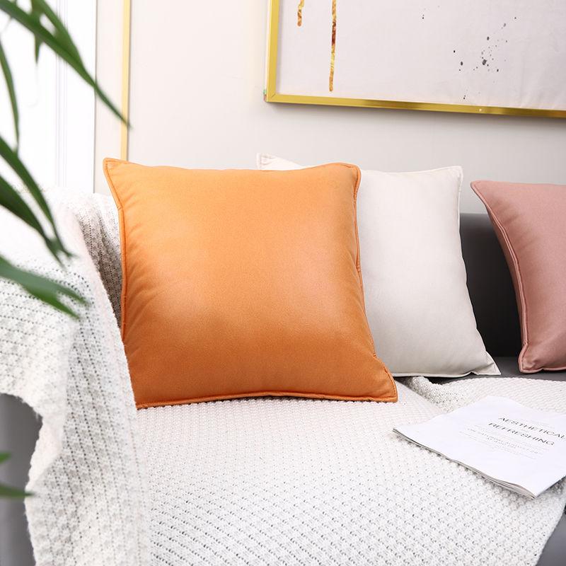 45X45Cm Single Pillow Cover Windproof Pillow Soft Bag Cushion Office Pillow Waist Pillow Cover Sofa Throw Pillow Cover Coreless